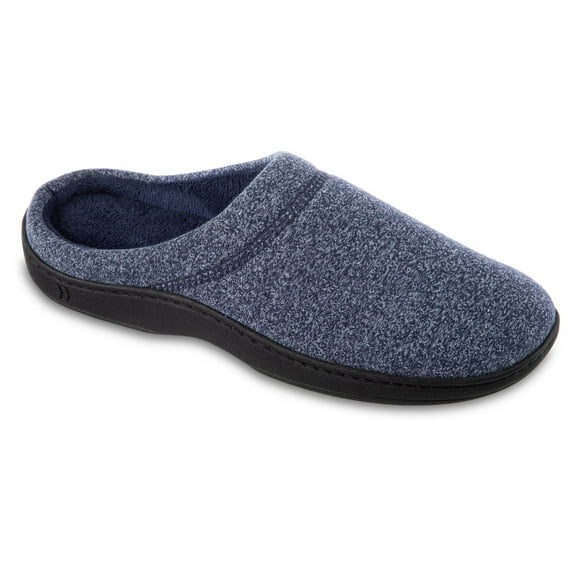 isotoner Space Dye Men's Clog Slippers Color: Blue Size: MEDIUM
