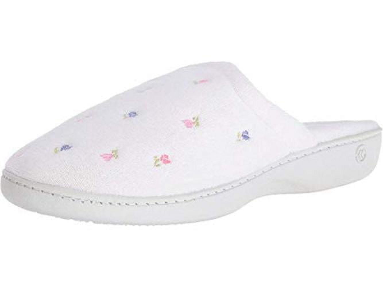 isotoner Women's Classic Terry Clog Slippers Slip on