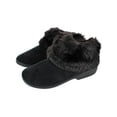 thumbnail image 1 of isotoner Women's Recycled Microsuede Mallory Boot Slipper, with Memory Foam, Black, 7.5-8 - 8229, 1 of 4