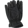 thumbnail image 1 of isotoner Women's Sleekheat Gloves with Gathered Wrist-A30532-L/XL-BLACK, 1 of 5