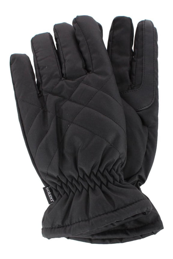 Women's Sleekheat Gloves with Gathered Wrist-A30532-L/XL-BLACK