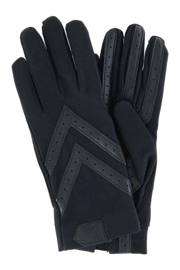 Women's Spandex Shortie Touchscreen Gloves Small-Medium Black - Smartdri