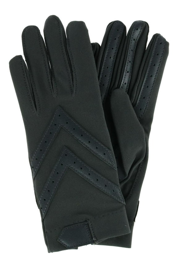 Womens Spandex Shortie Touch screen Gloves CHA-L/XL