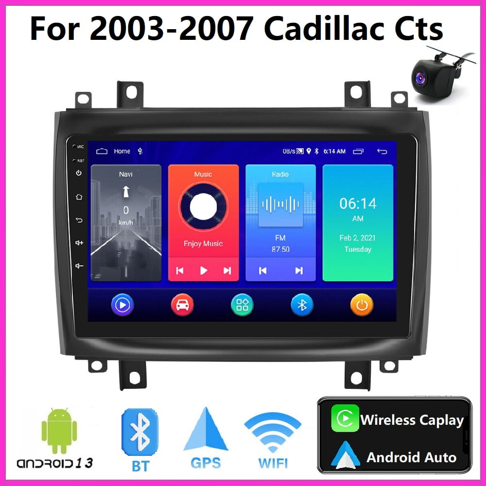 ispchen Wifi Bluetooth Car Stereo Radio for 20032007 Cadillac Cts 10