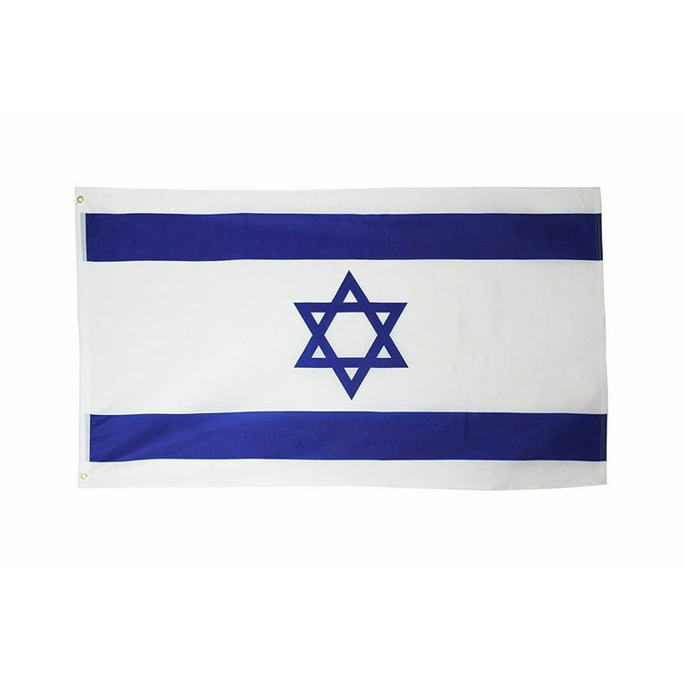 israel flag 3 x 5 ( super polyester ) star of david ( new ) 100D 