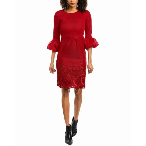 issue New York womens Mesh Sheath Dress, m