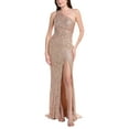 thumbnail image 1 of issue New York womens  Sequin One-Shoulder Maxi Dress, s, 1 of 4