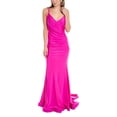 thumbnail image 1 of issue New York womens  Strappy Gown, L, Pink, 1 of 2