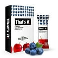 thumbnail image 1 of That's it. Apple + Blueberry 100% Natural Real Fruit Bar, Best High Fiber Vegan, Gluten Free Healthy Snack, Paleo for Children & Adults, Non GMO No Sugar Added, No Preservatives Energy Food (12 Pack), 1 of 7