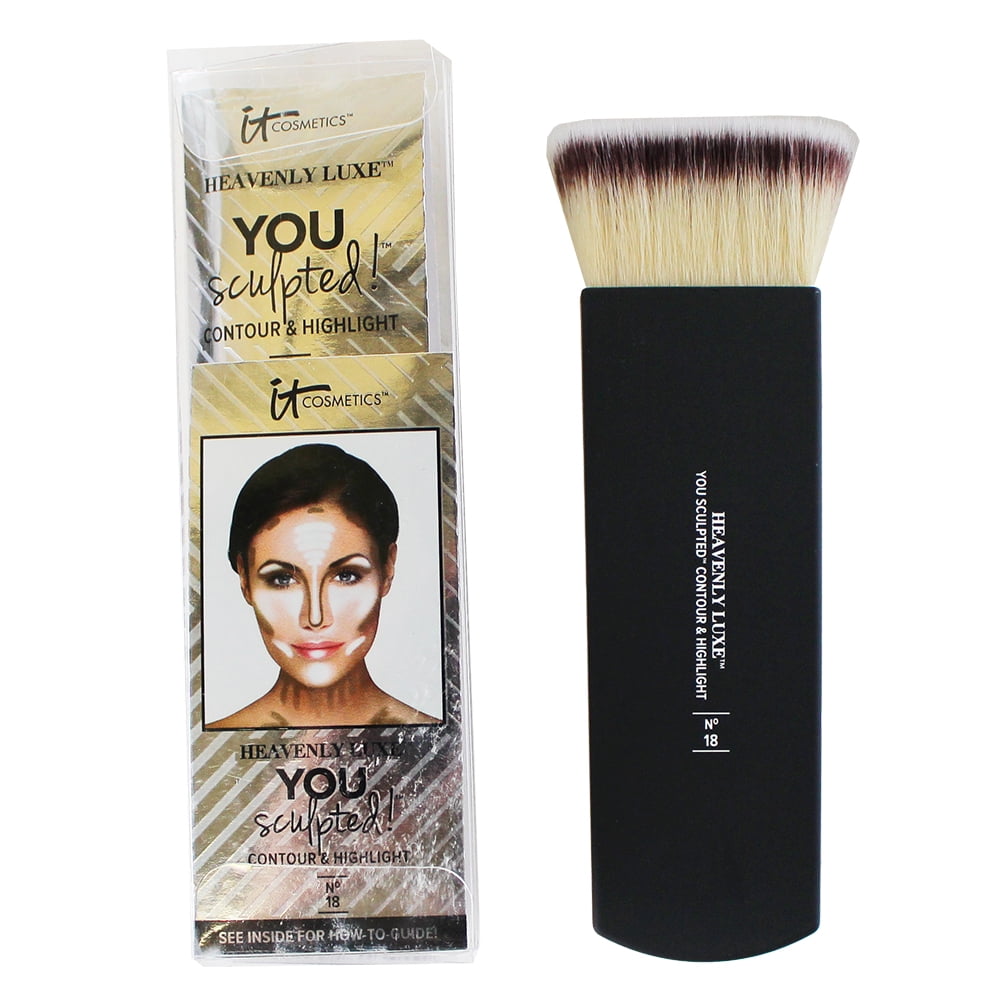it Cosmetics Heavenly Luxe You Sculpted Contour Highlight Brush - No 18
