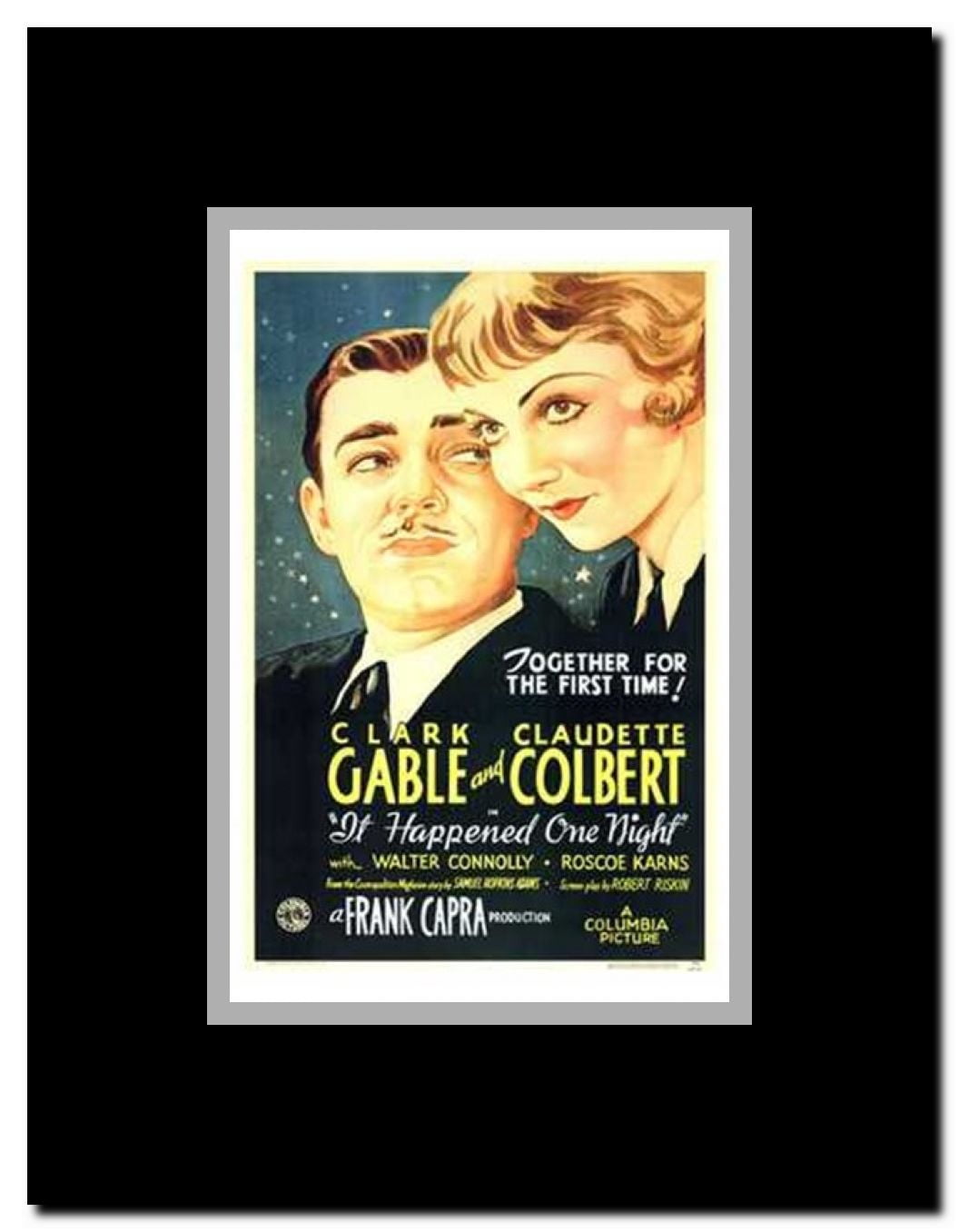 it Happened One Night Framed Movie Poster