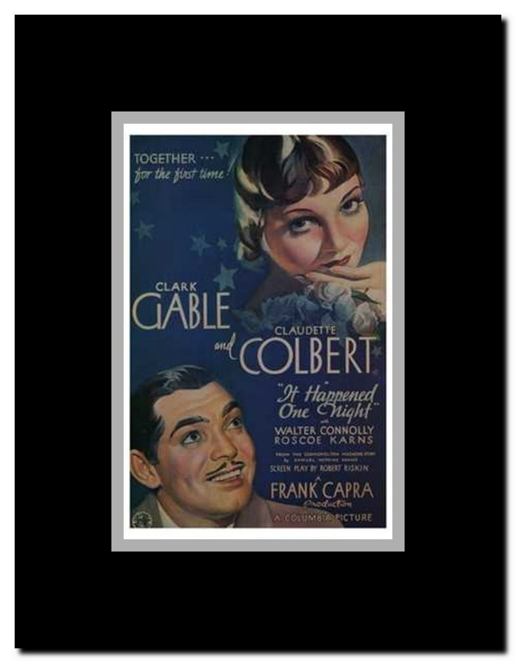 it Happened One Night Framed Movie Poster