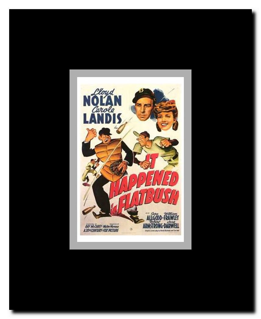 it Happened in Flatbush Framed Movie Poster