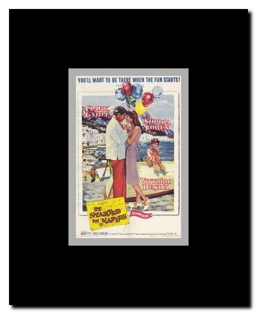 it Started in Naples Framed Movie Poster