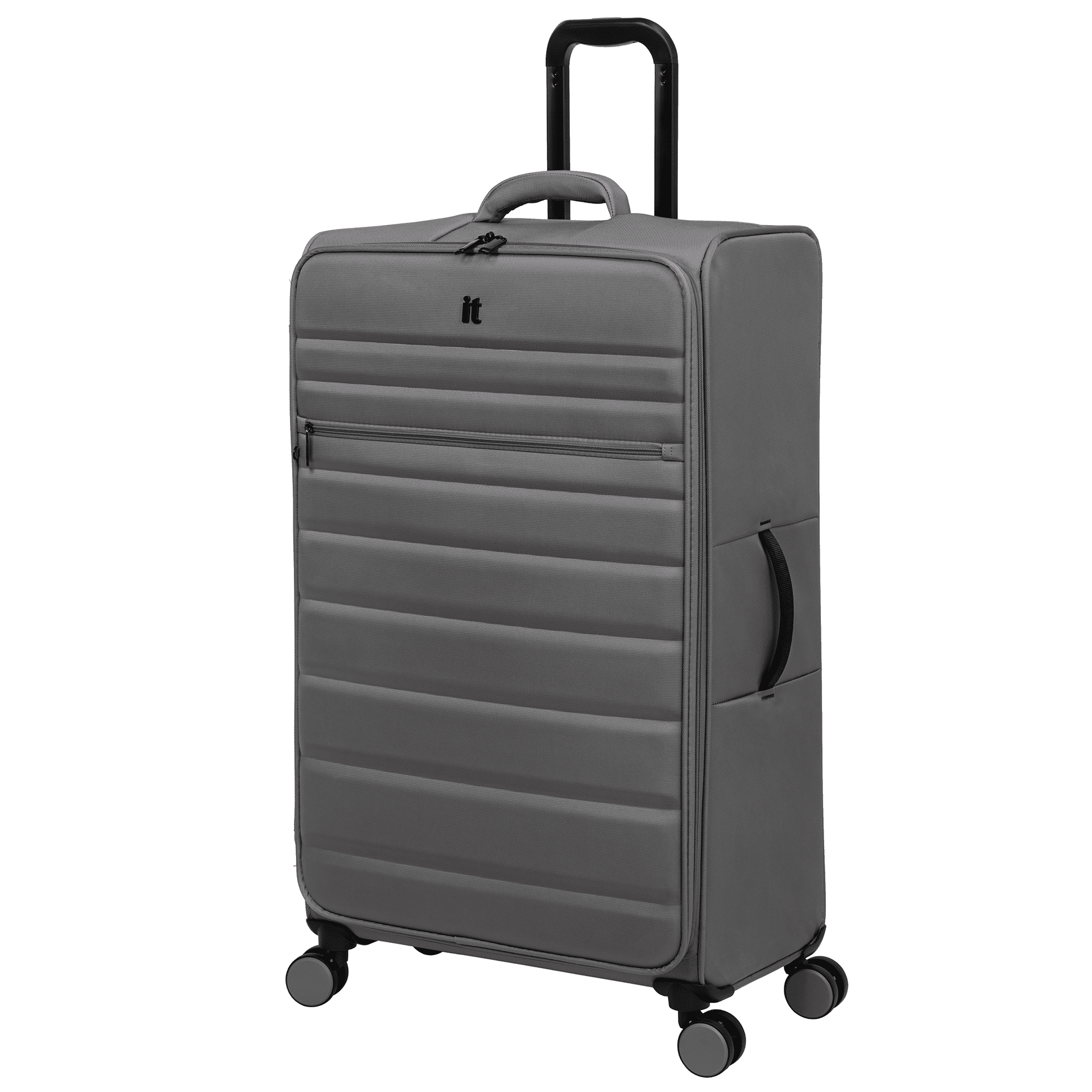 it luggage Census 32" Softside Checked 8 Wheel Spinner Luggage, Grey Skin