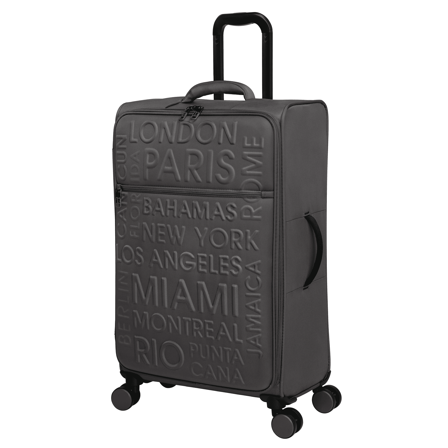 it luggage Citywide 29 Softside Checked 8 Wheel CharcoalSpinner