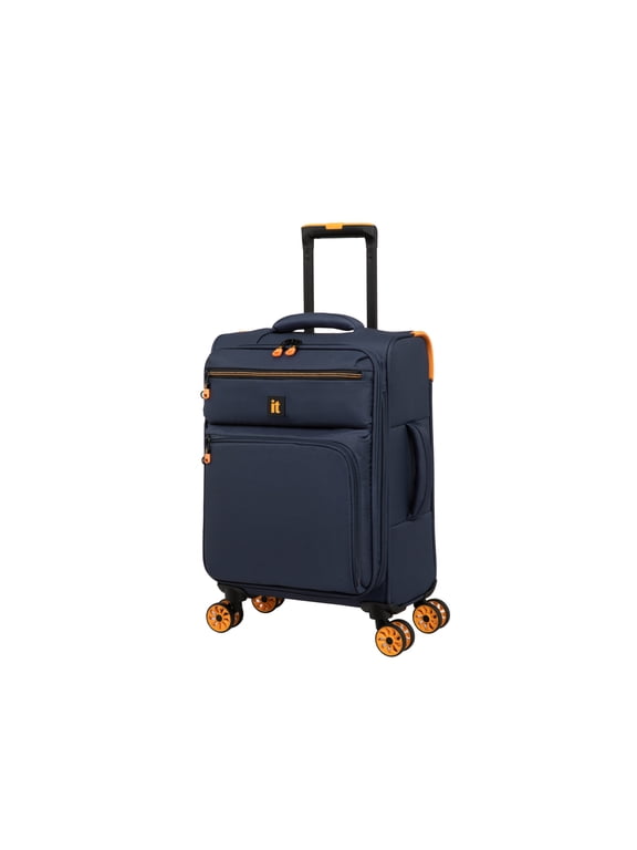 Compartment 22" Carry-On Softside 8 Wheel Expandable Spinner, Indigo Mood