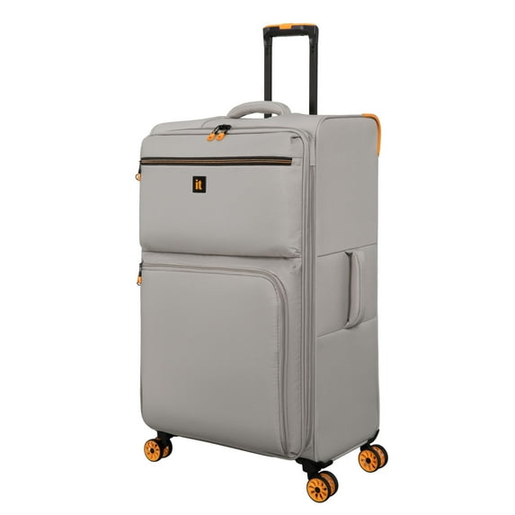 it luggage Compartment 28" Checked Softside 8 Wheel Expandable Spinner, Crushed Rock