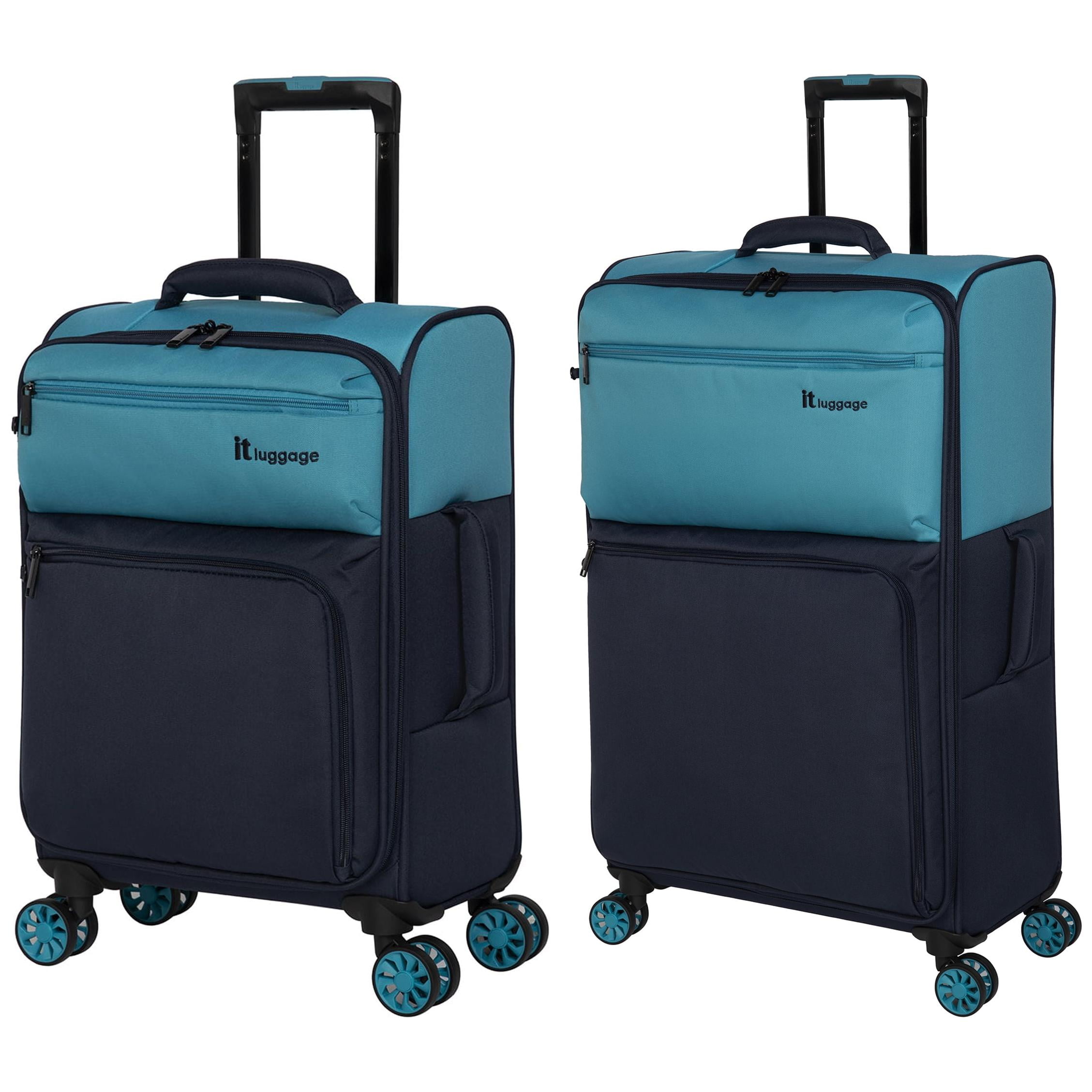 it luggage Duo Tone Softside Carry On and Checked 2 Piece Luggage Set 22 31