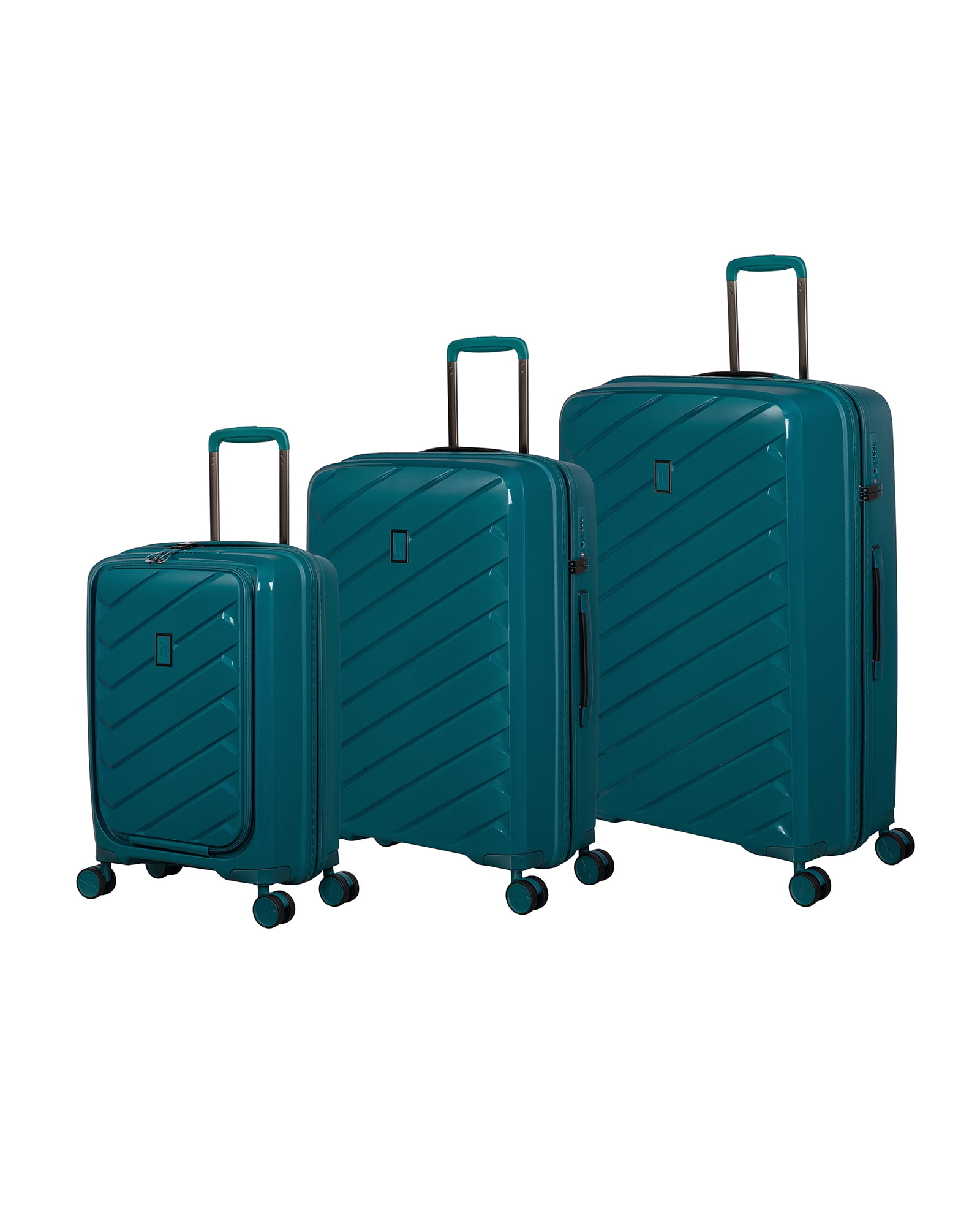 it luggage Influential 3 Piece Hardside Spinner Luggage Set with TSA