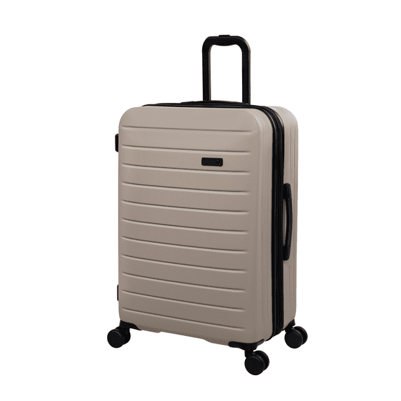 it luggage Legion 28" Hardside Checked 8 Wheel Expandable Spinner Luggage, No TSA Lock, Oxford Tan