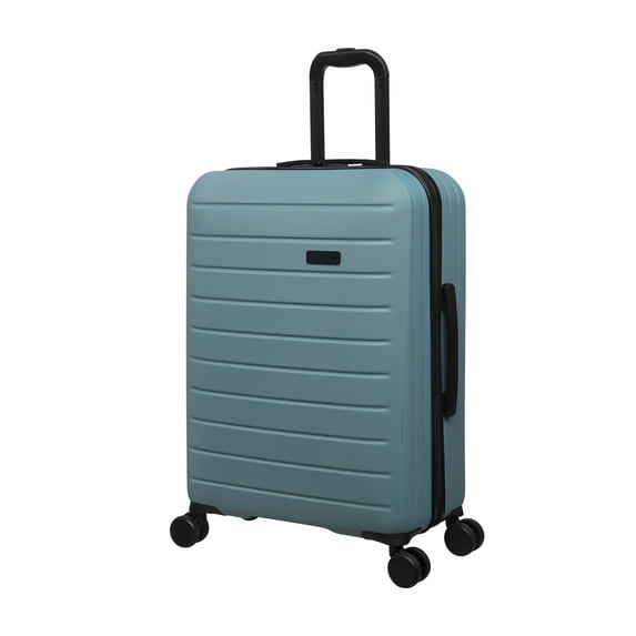 it luggage Legion 28" Hardside Checked 8 Wheel Expandable Spinner Luggage, No TSA Lock, Smoke Blue