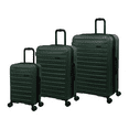 thumbnail image 1 of it luggage Legion 3 Piece Hardside 8 Wheel Expandable Spinner Luggage Set, No TSA Lock, Mountain View Green, 1 of 7