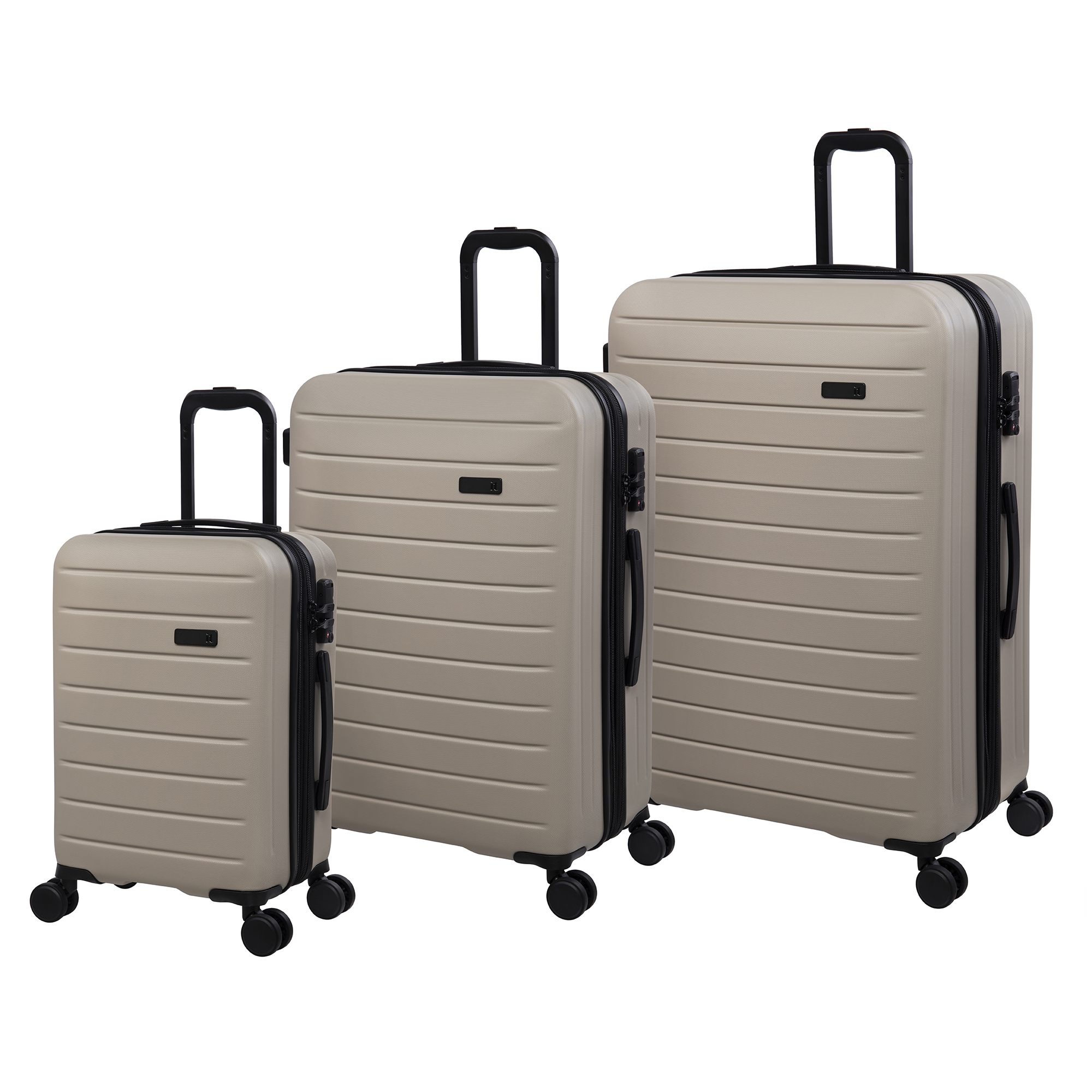 Omni 3Piece Hardside Spinner Luggage Set, Red