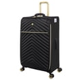 thumbnail image 1 of it luggage Plenitude II ECO Softside 32" Extra Large Checked Expandable Fashion Spinner Luggage, Black, 1 of 9