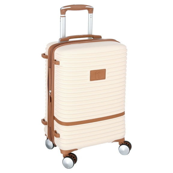 it luggage Replicating Hardside 21.5" Carry On Expandable Fashion Spinner Luggage, Cream