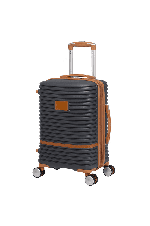 Replicating Hardside 21.5" Carry On Expandable Fashion Spinner Luggage, Gray