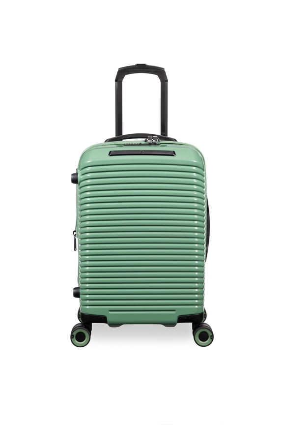 Traversed 21" Hardside Carry-On 8 Wheel Expandable Luggage Suitcase Spinner, Hedge Green