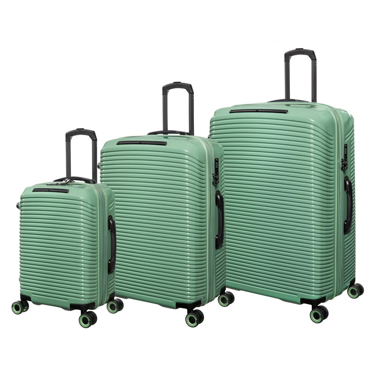it luggage Traversed 3 Piece Hardside 8 Wheel Expandable Luggage