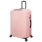 it luggage Traversed 32 Hardside Checked 8 Wheel Expandable Luggage Suitcase Spinner, Metallic Rose Gold