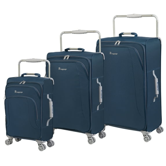 it luggage World’s Lightest New York 3 Piece Softside Spinner Luggage Set