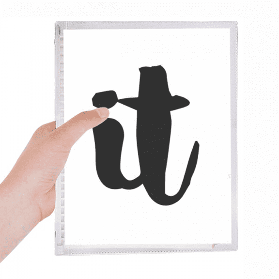 it stylish quote handwrite style notebook loose diary refillable journal statiry