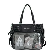 itabag JK Womens Large Capacity Ita Handbag with Black Pink BeigeCute Anime Shoulder BagNo Charms Included