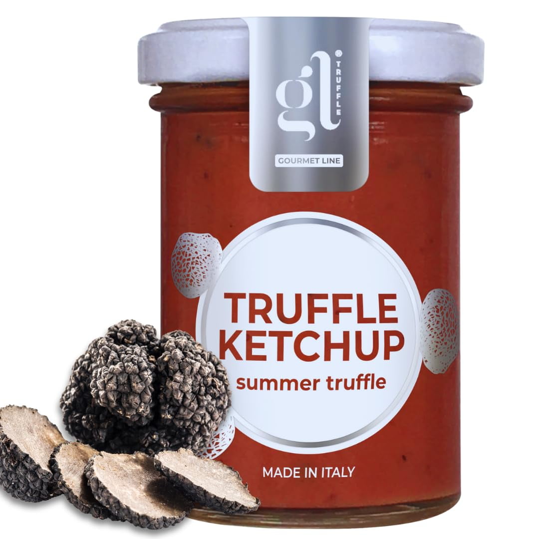 italian truffle ketchup, 100 (3.5 oz), italian tomato ketchup infused