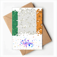 thumbnail image 1 of italy national flag eu country pattern Welcome Back Greeting Cards Envelopes Blank, 1 of 4