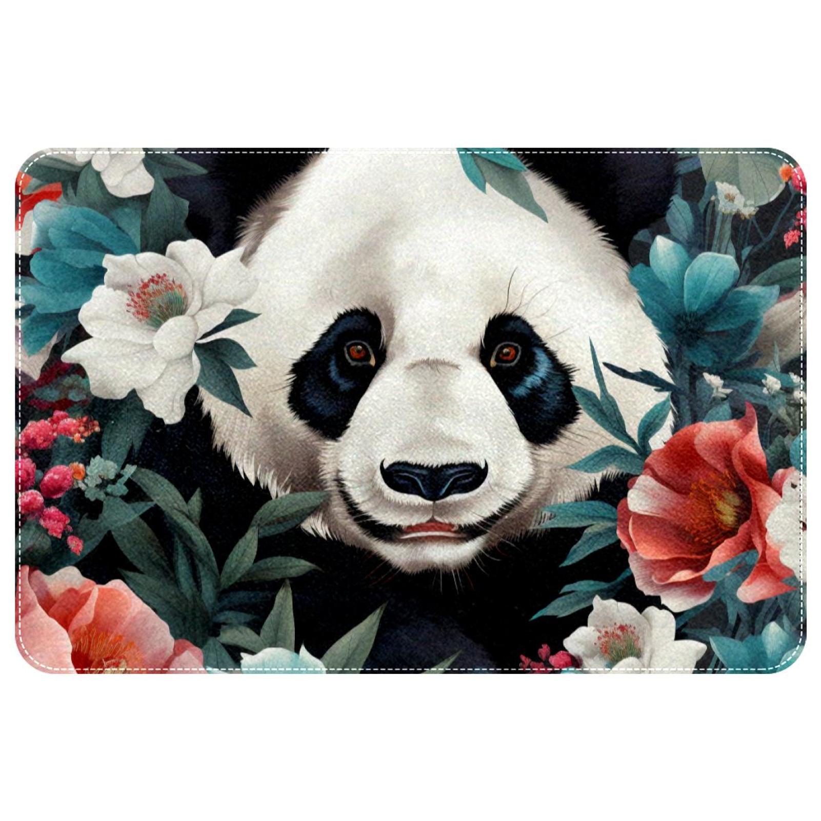 itdsatrgt Cute Panda Pattern Decorative Doormat, 31" x 20" NonSkid