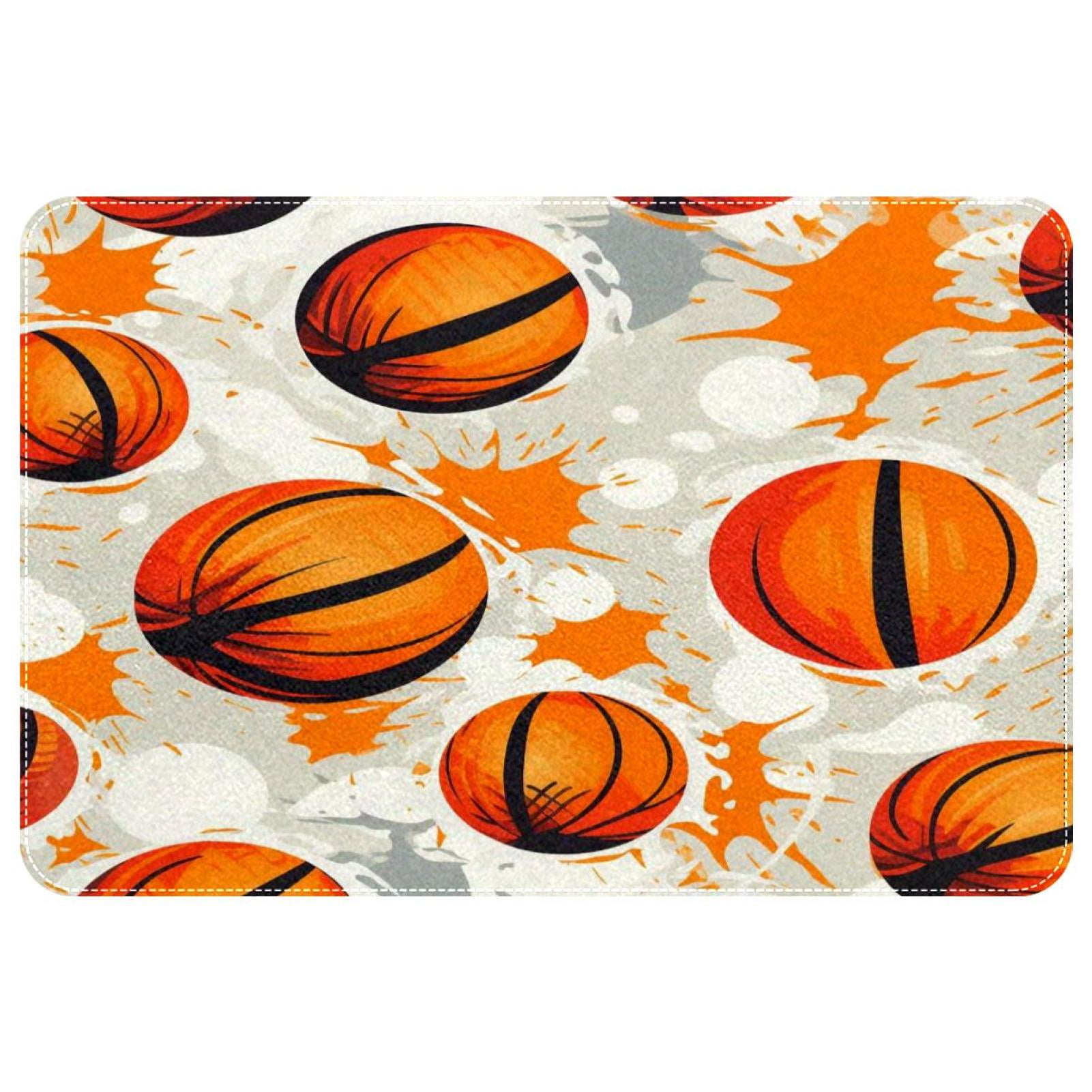 itdsatrgt Doormat Custom Indoor Door Mat, Basketball Pattern