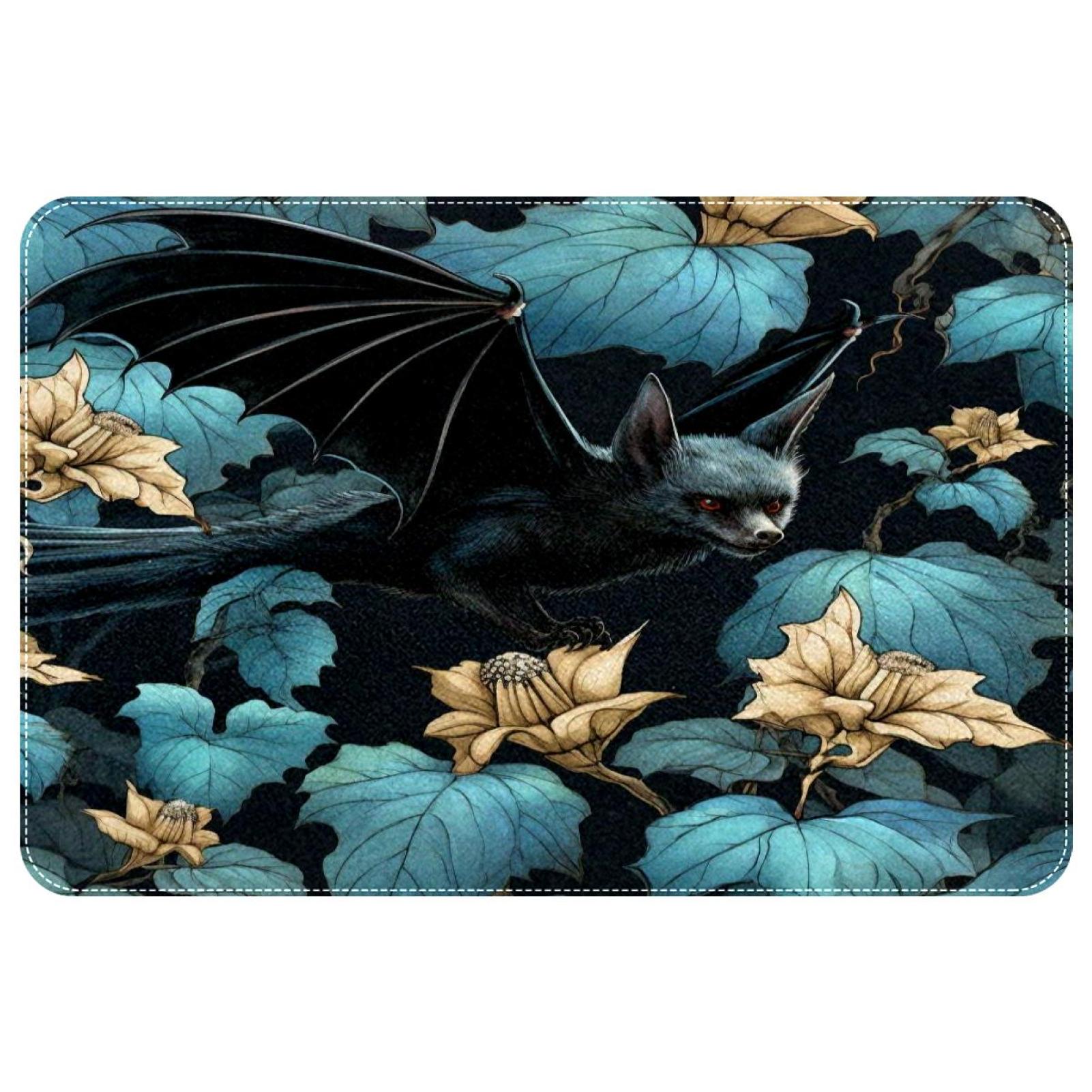 itdsatrgt Doormat Custom Indoor Door Mat, Bat Pattern Home