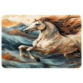 itdsatrgt Doormat Custom Indoor Door Mat, Cool Running Horse
