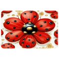 itdsatrgt Doormat Custom Indoor Door Mat, Cute Ladybug Pattern