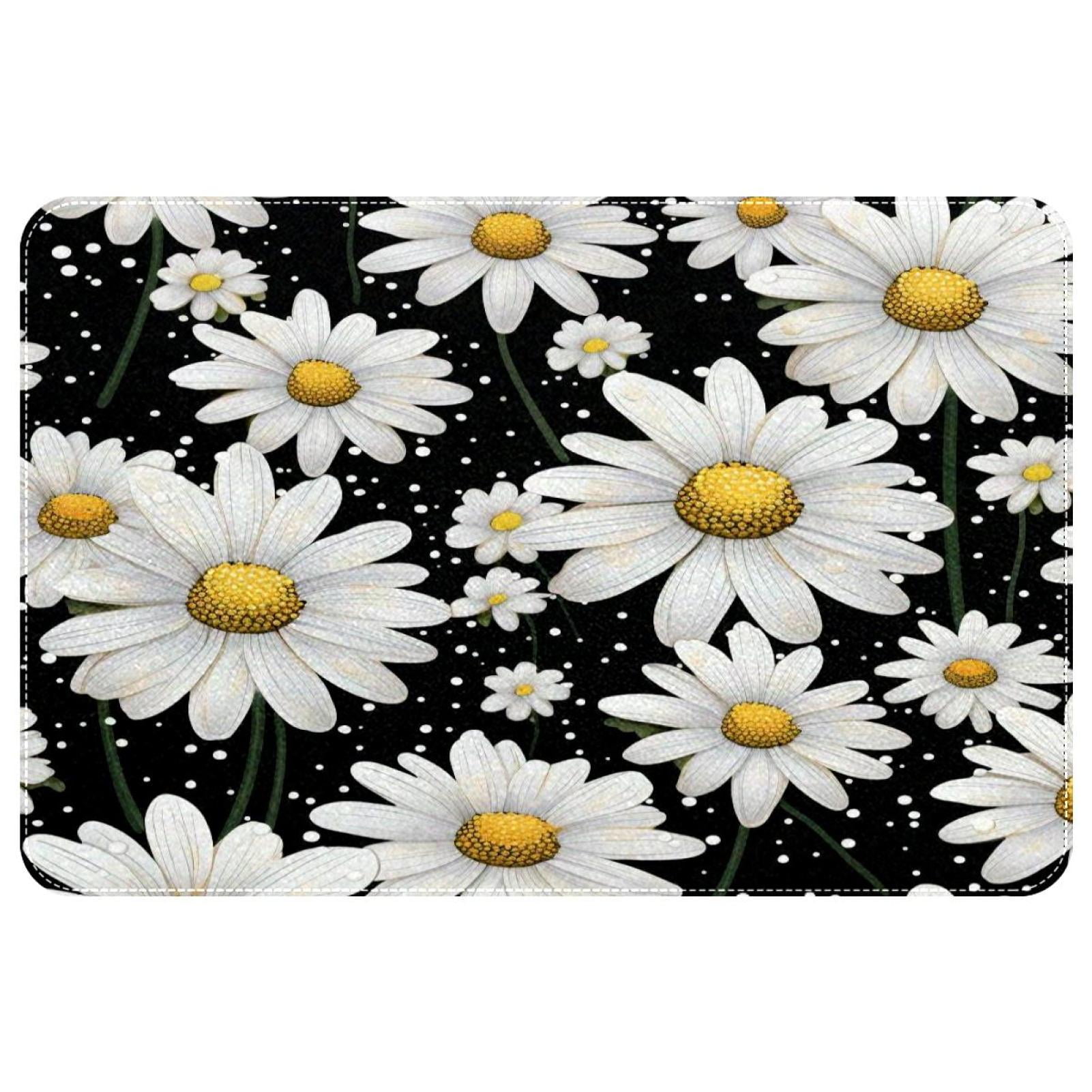 itdsatrgt Doormat Custom Indoor Door Mat, Little Daisy Flower