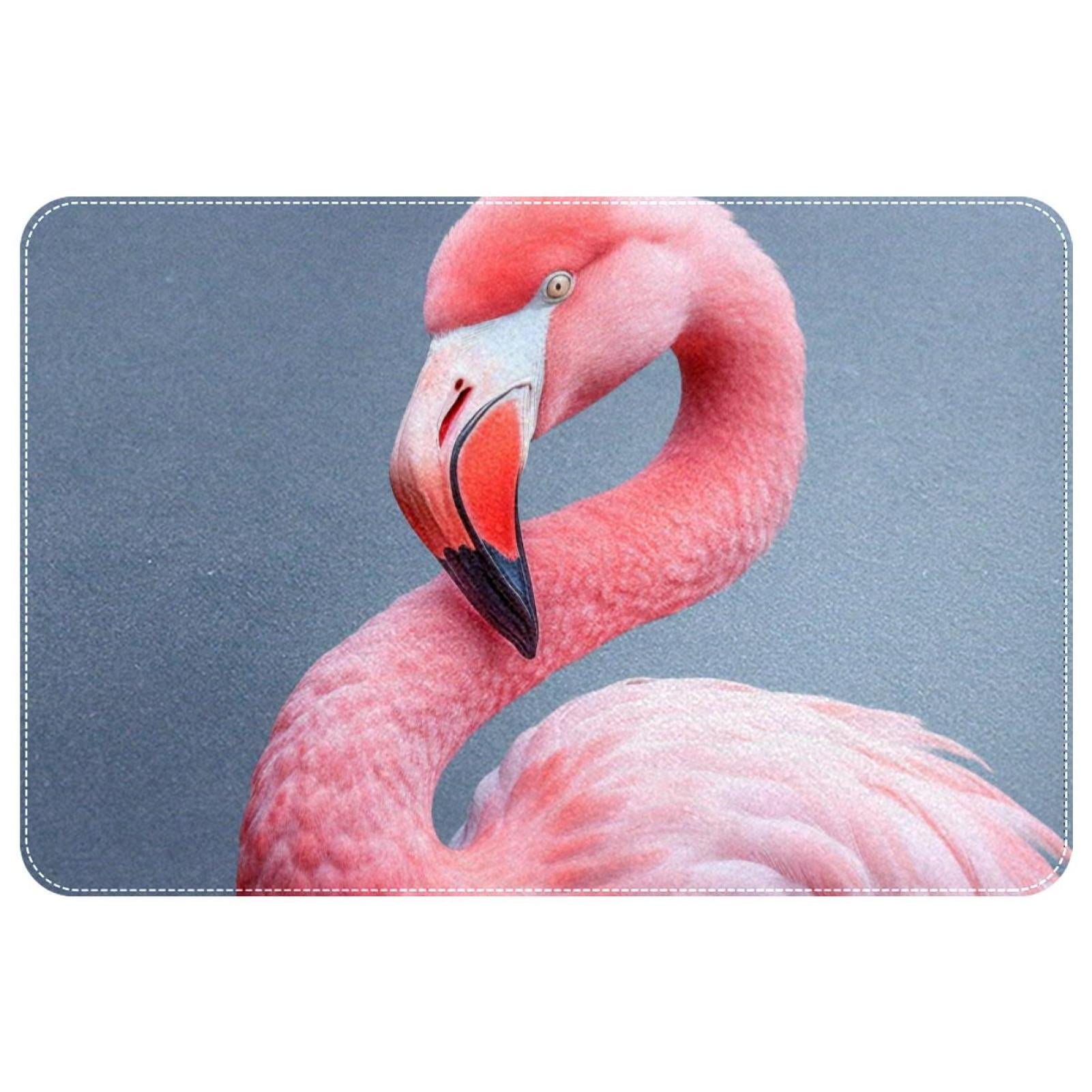 itdsatrgt Doormat Custom Indoor Door Mat, Pink Flamingo Print