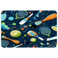 itdsatrgt Doormat Custom Indoor Door Mat, Tennis Ball Pattern