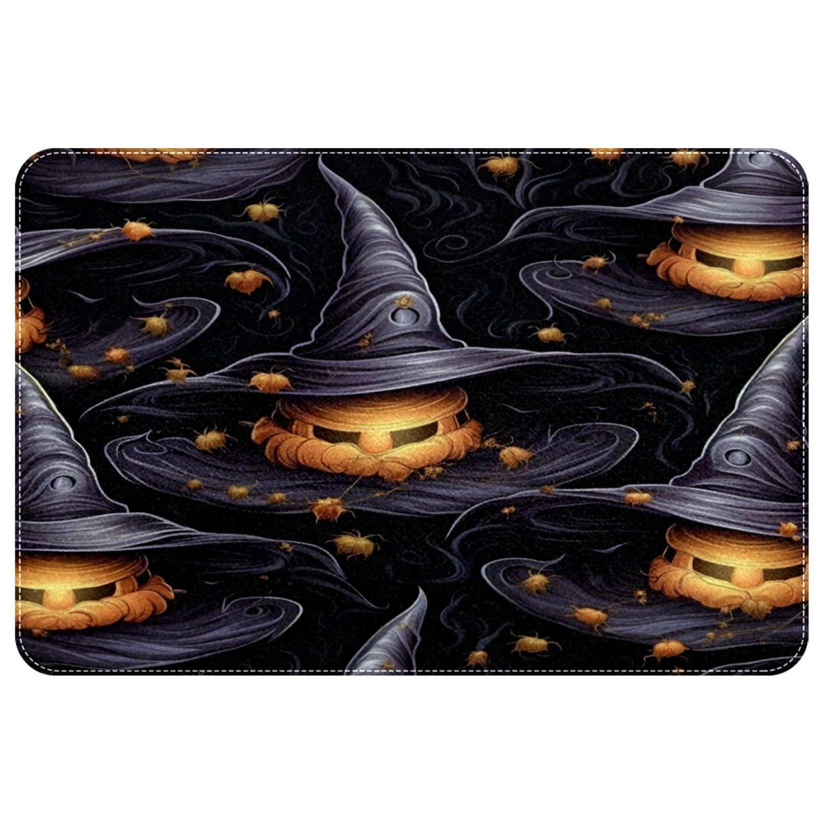 itdsatrgt Halloween Witch Pattern Indoor Door Mat, NonSlip Absorbent