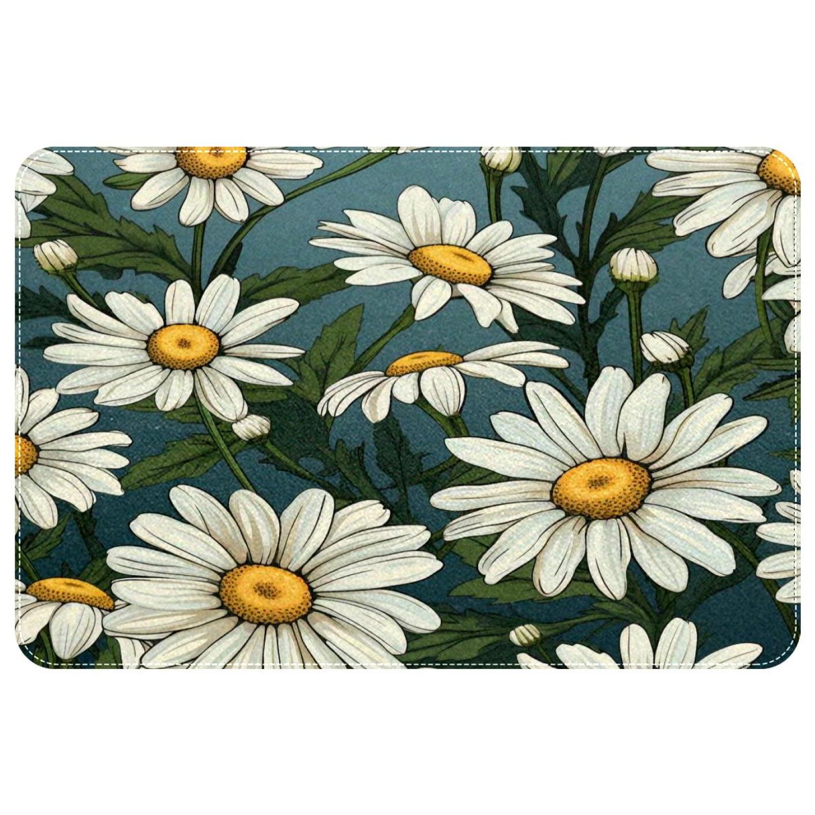 itdsatrgt Little Daisy Flower Pattern Indoor Door Mat, NonSlip