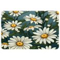 itdsatrgt Little Daisy Flower Pattern Indoor Door Mat, NonSlip